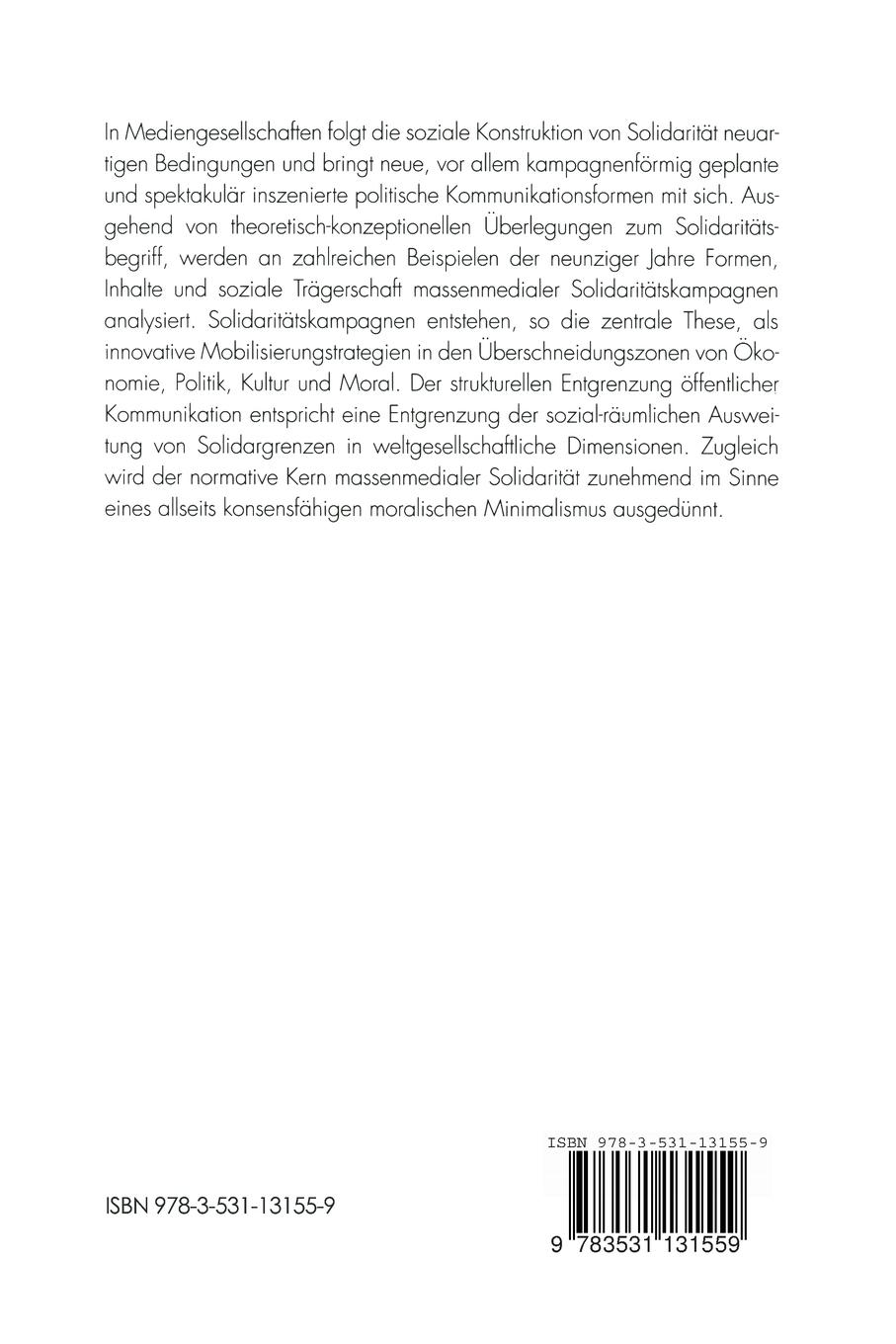 Rückseitencover Politik als Kampagne