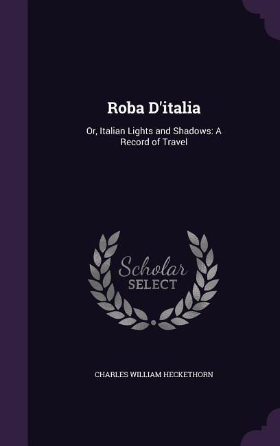 Vorderes Coverbild Roba D'italia