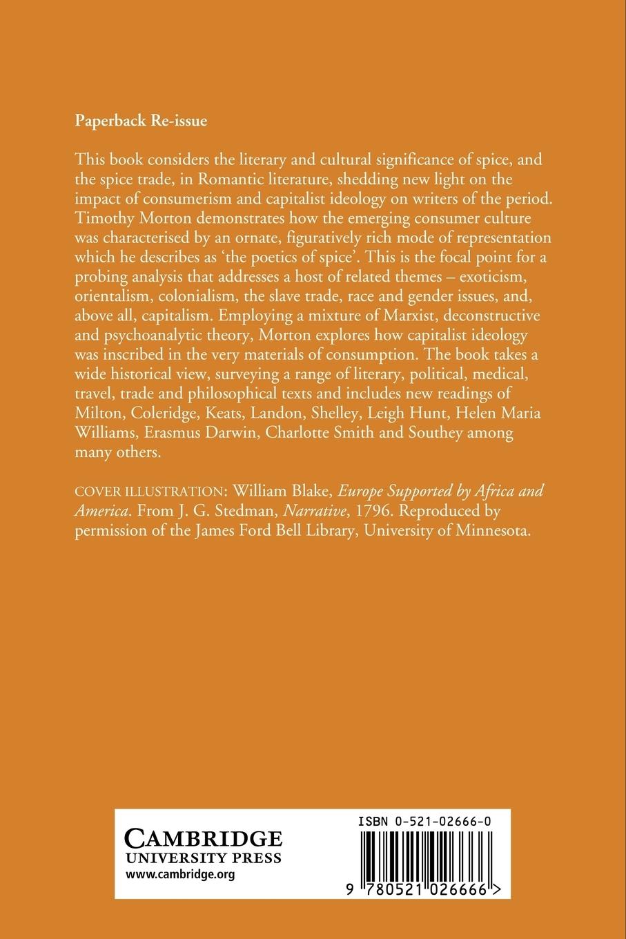 Rückseitencover The Poetics of Spice