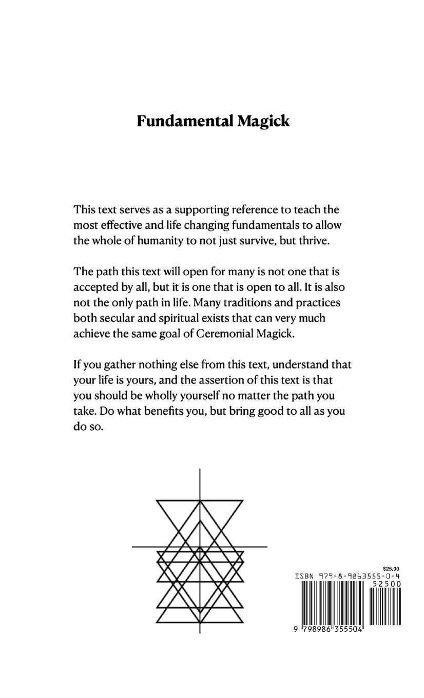 Rückseitencover Fundamental Magick