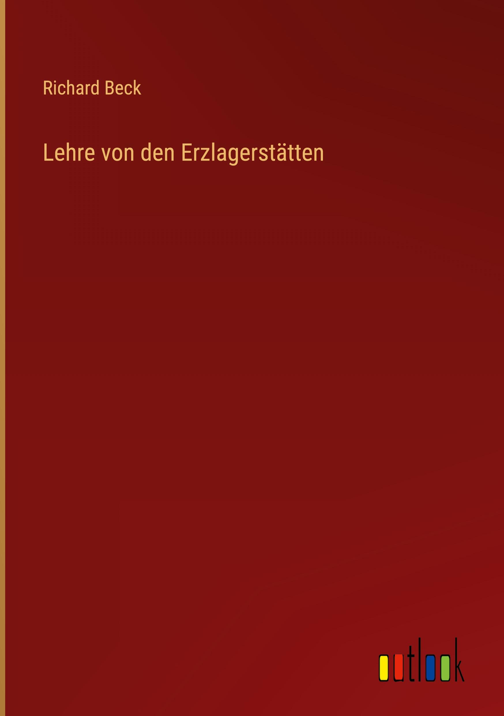Vorderes Coverbild Lehre von den Erzlagerstätten