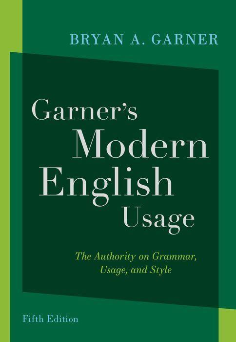 Vorderes Coverbild Garner's Modern English Usage
