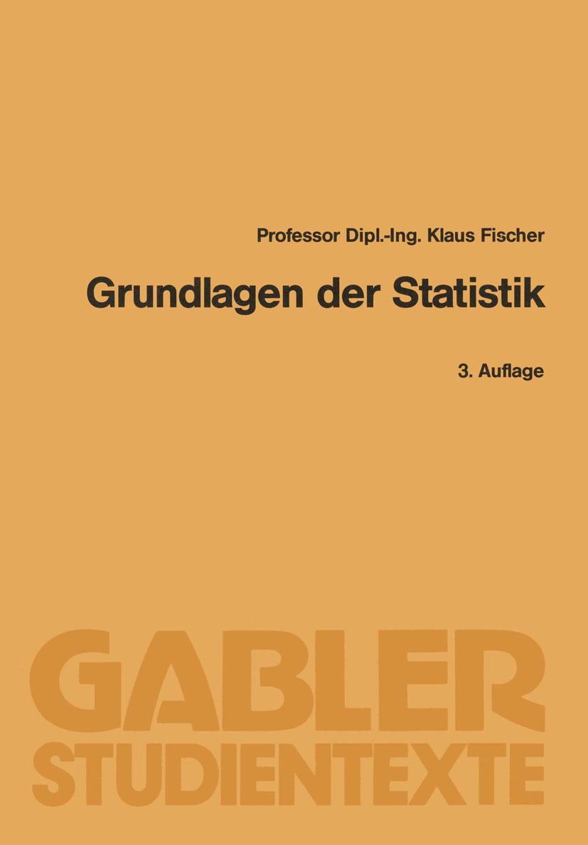 Vorderes Coverbild Grundlagen der Statistik
