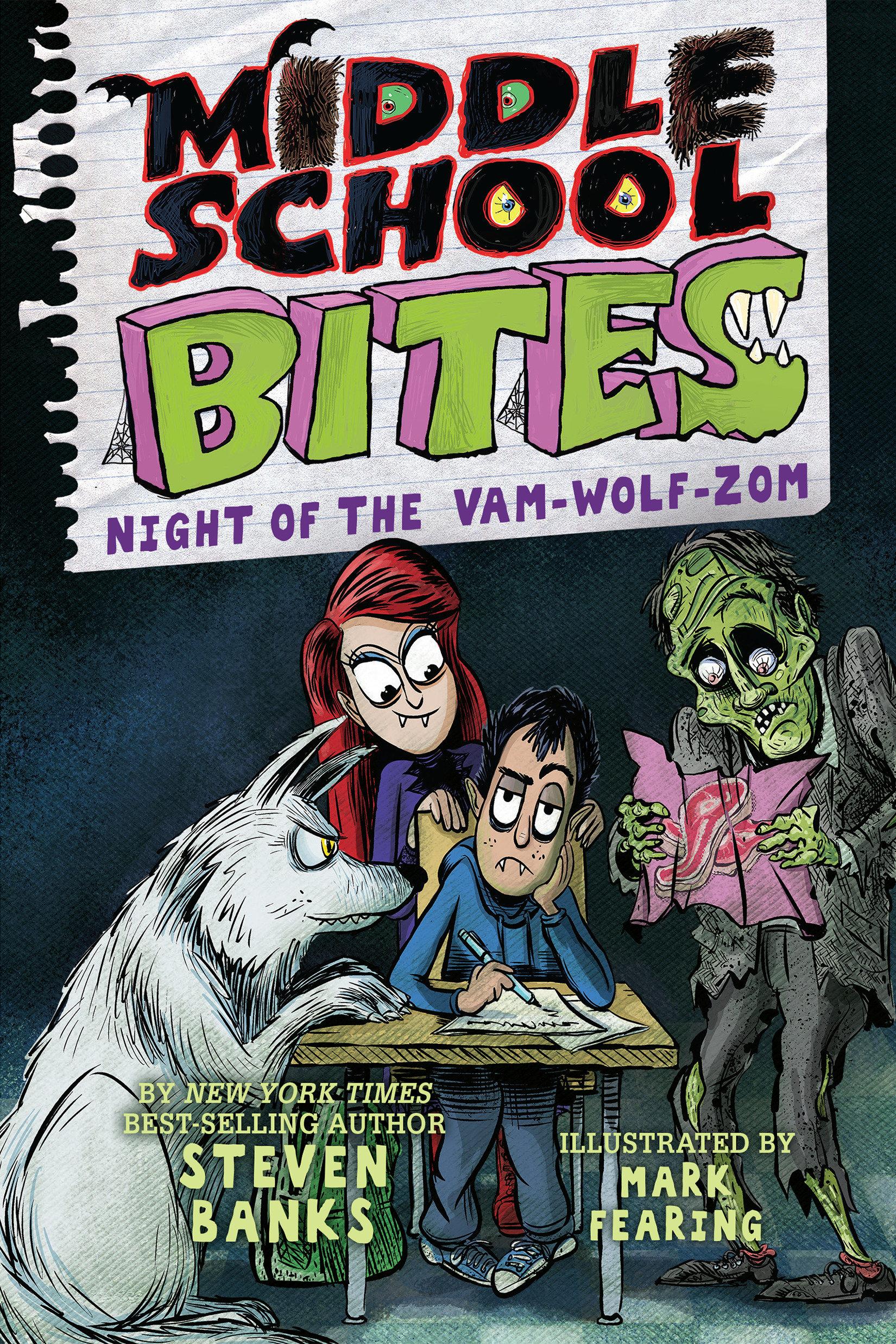 Vorderes Coverbild Middle School Bites 4: Night of the Vam-Wolf-Zom