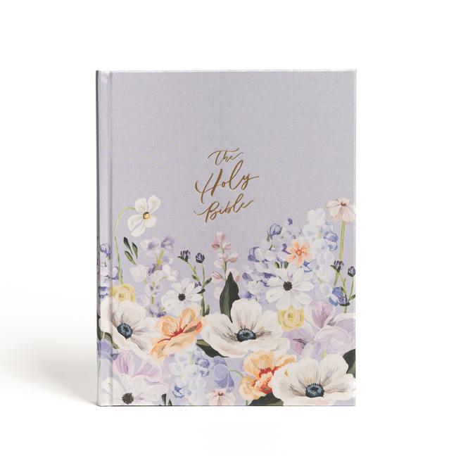 Vorderes Coverbild CSB Notetaking Bible, Large Print Hosanna Revival Edition, Lavender/Peach Cloth Over Board
