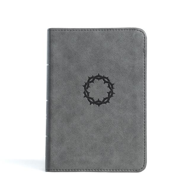 Vorderes Coverbild CSB Large Print Compact Reference Bible, Stone Leathertouch