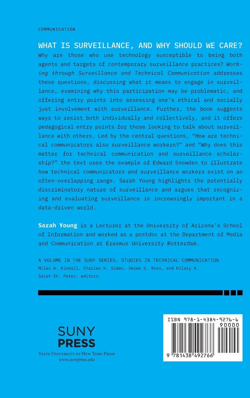 Rückseitencover Working through Surveillance and Technical Communication