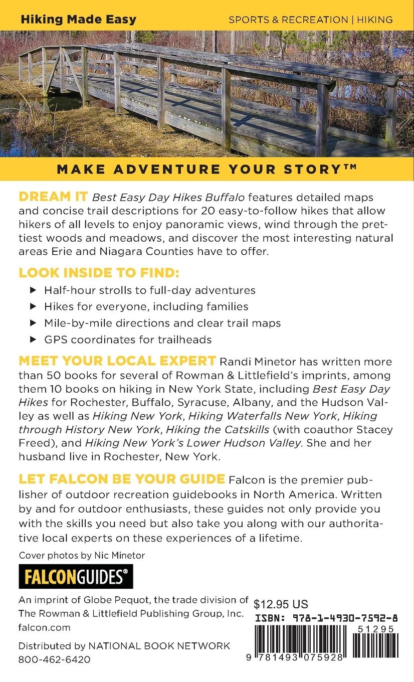 Rückseitencover Best Easy Day Hikes Buffalo