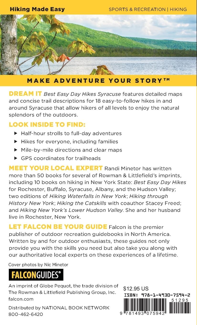 Rückseitencover Best Easy Day Hikes Syracuse