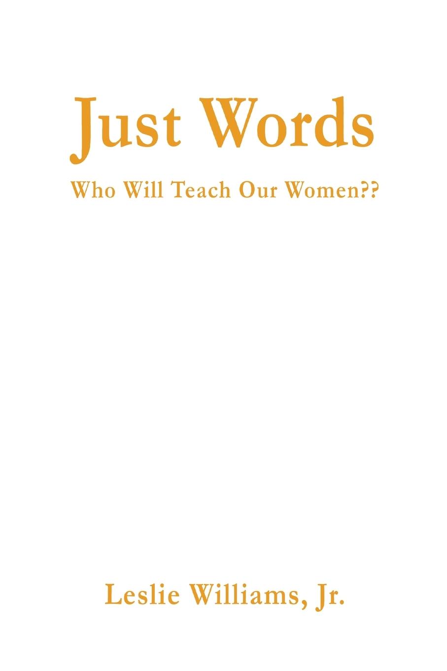 Vorderes Coverbild Just Words