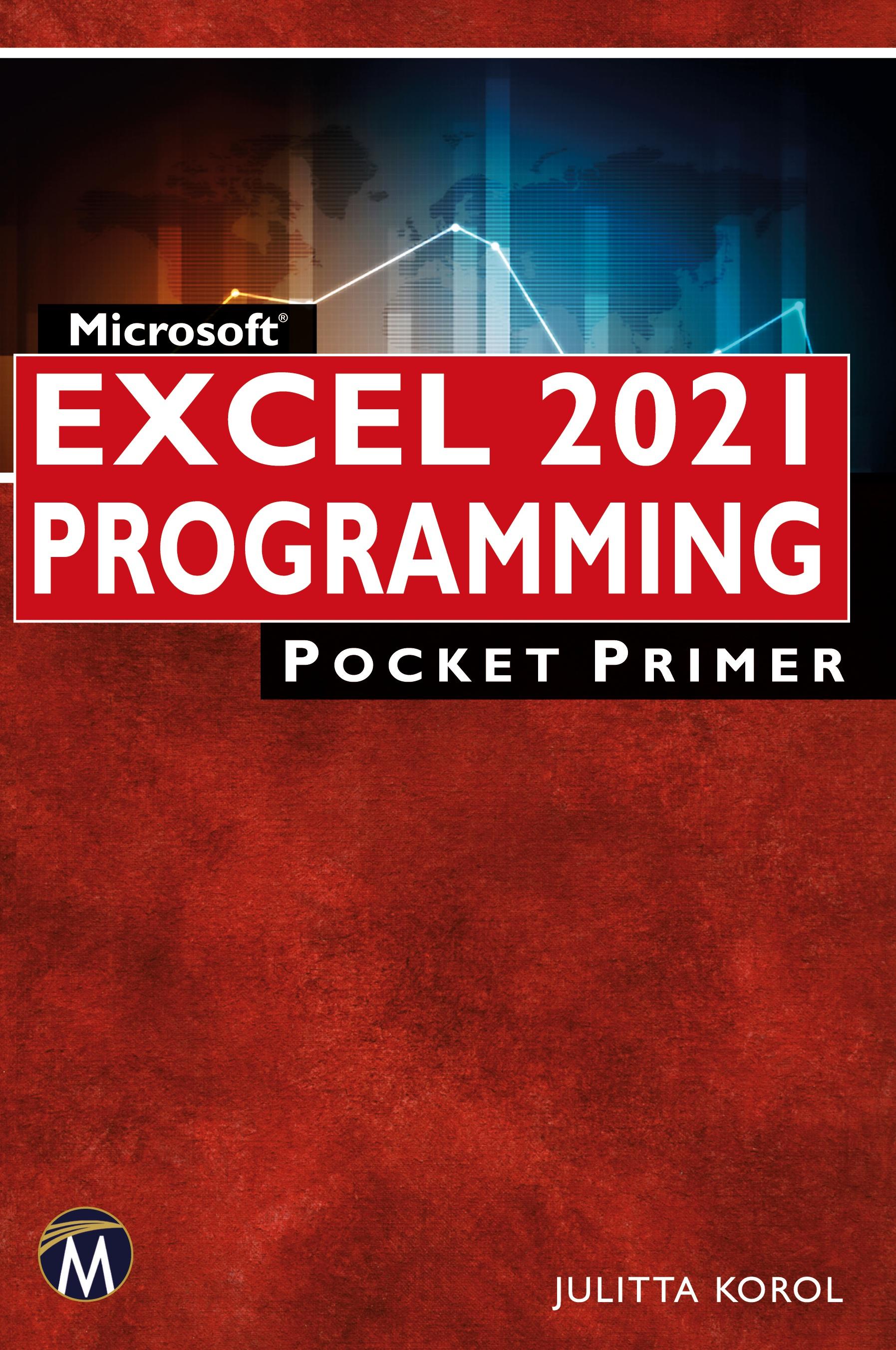 Vorderes Coverbild Microsoft Excel 2021 Programming Pocket Primer