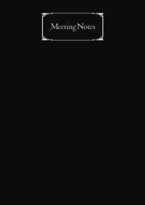 Vorderes Coverbild Meeting Notes Notepad A4