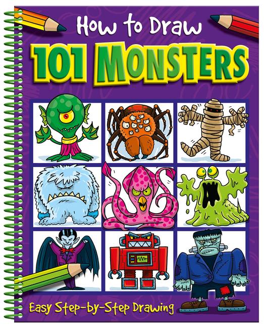 Vorderes Coverbild How to Draw 101 Monsters