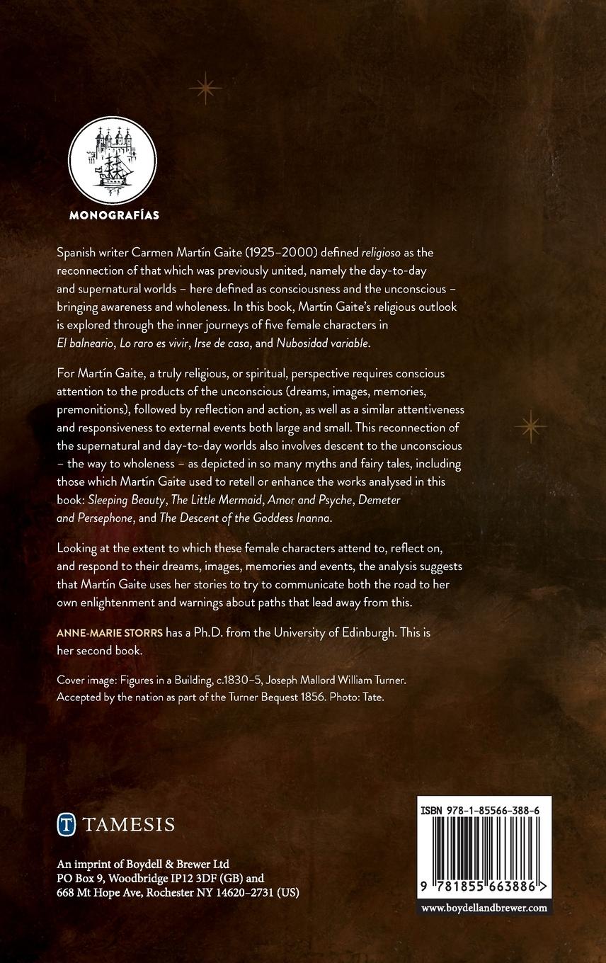 Rückseitencover The Spiritual Consciousness of Carmen Martín Gaite