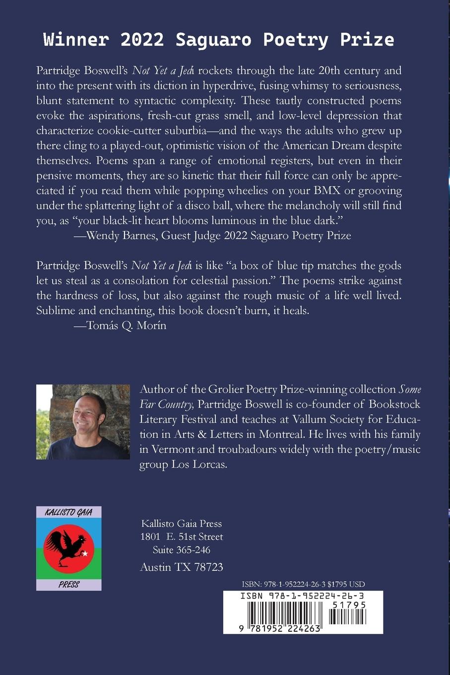 Rückseitencover Not Yet a Jedi