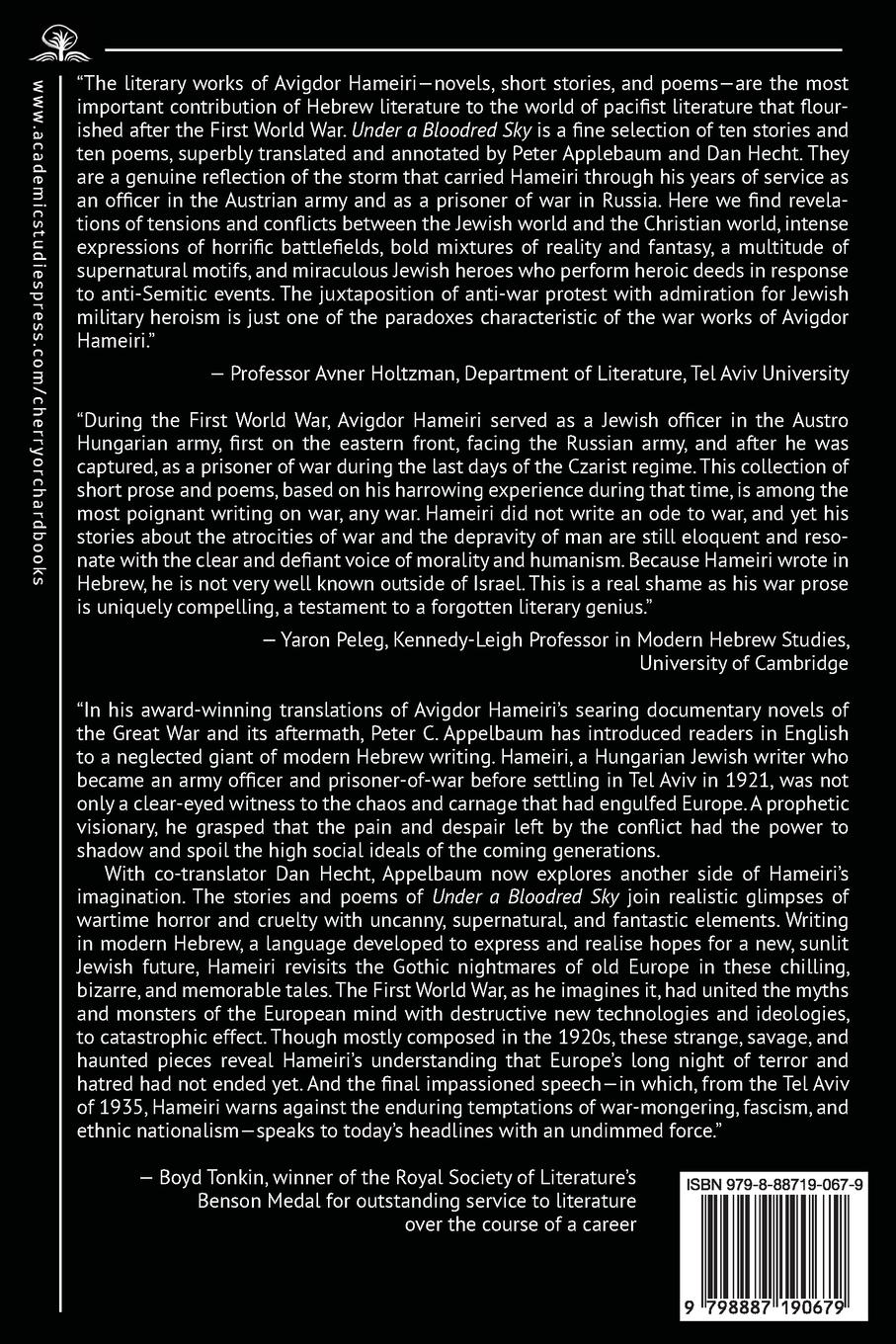 Rückseitencover Under a Bloodred Sky