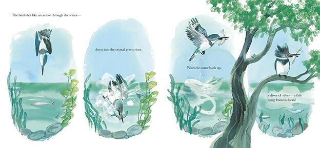 Beispielinhalt (Bild) Grandpa and the Kingfisher