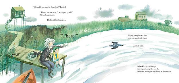 Beispielinhalt (Bild) Grandpa and the Kingfisher