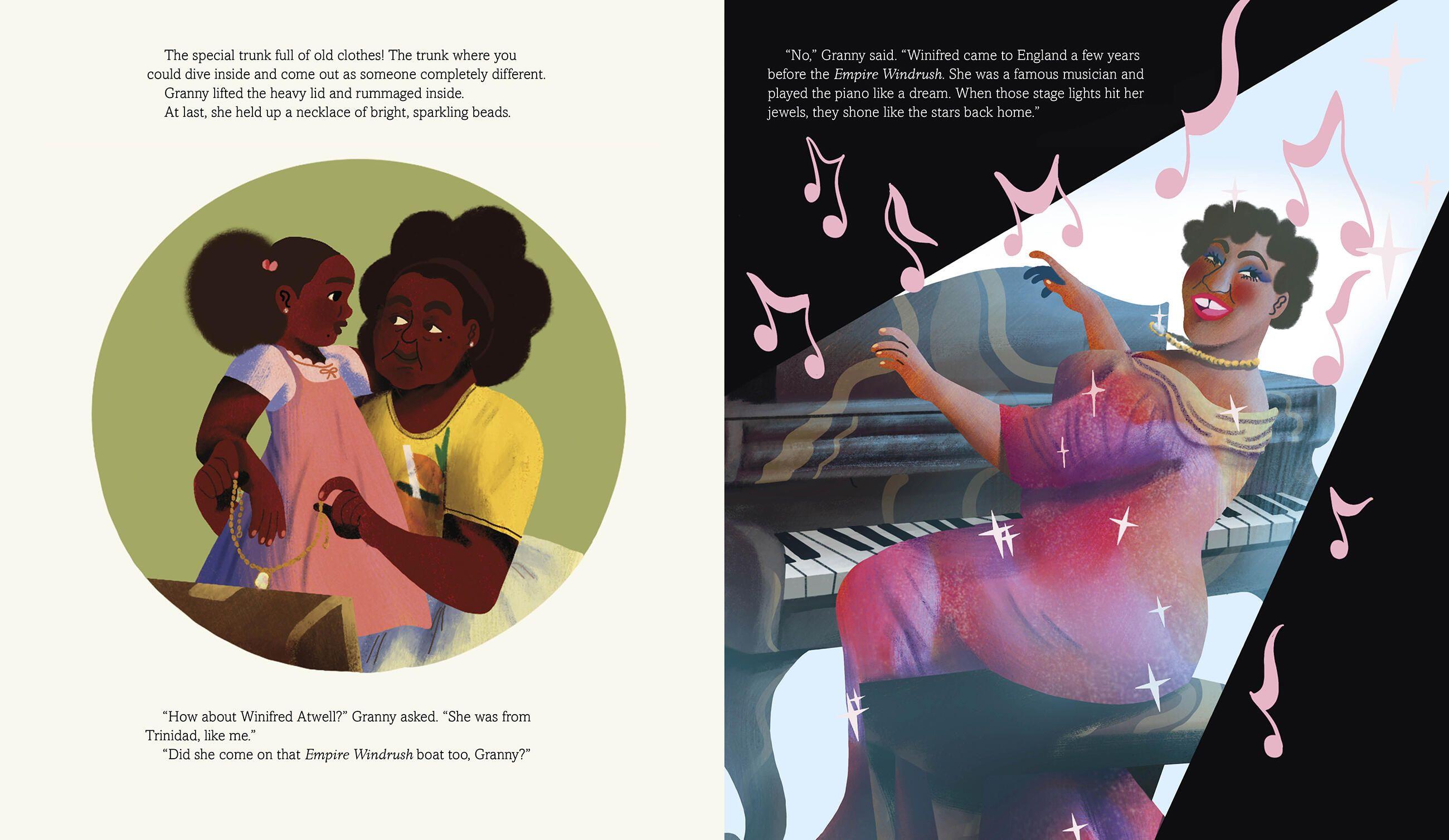 Beispielinhalt (Bild) Granny Came Here on the Empire Windrush