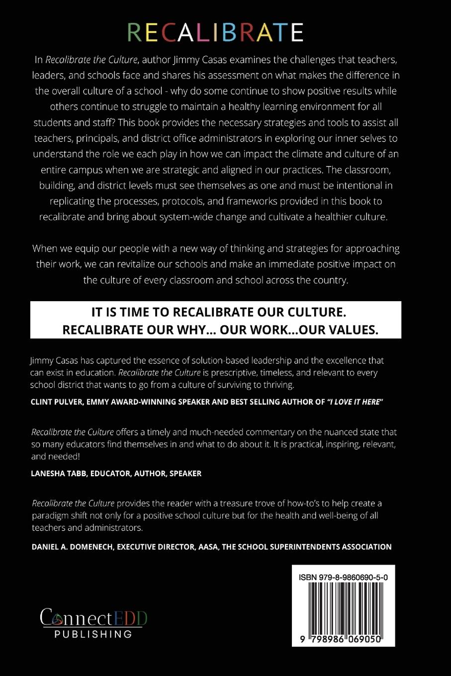 Rückseitencover Recalibrate the Culture