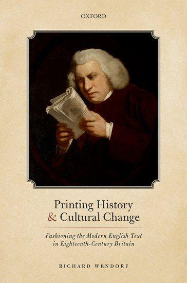 Vorderes Coverbild Printing History and Cultural Change
