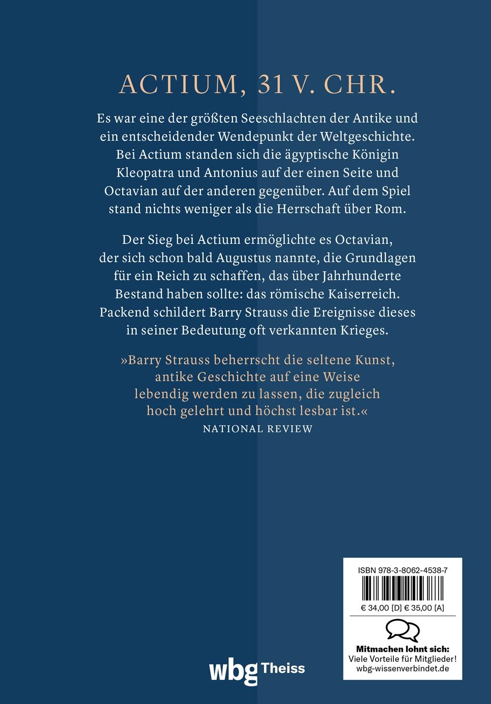 Rückseitencover Die Geburt des römischen Kaiserreichs