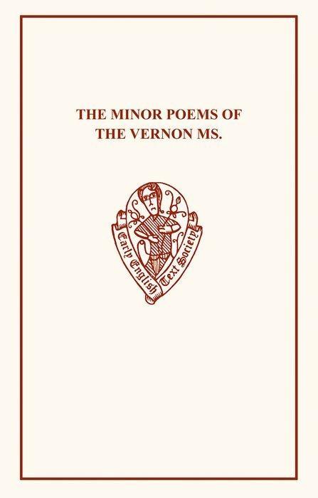 Vorderes Coverbild Minor Poems of Vernon MS I
