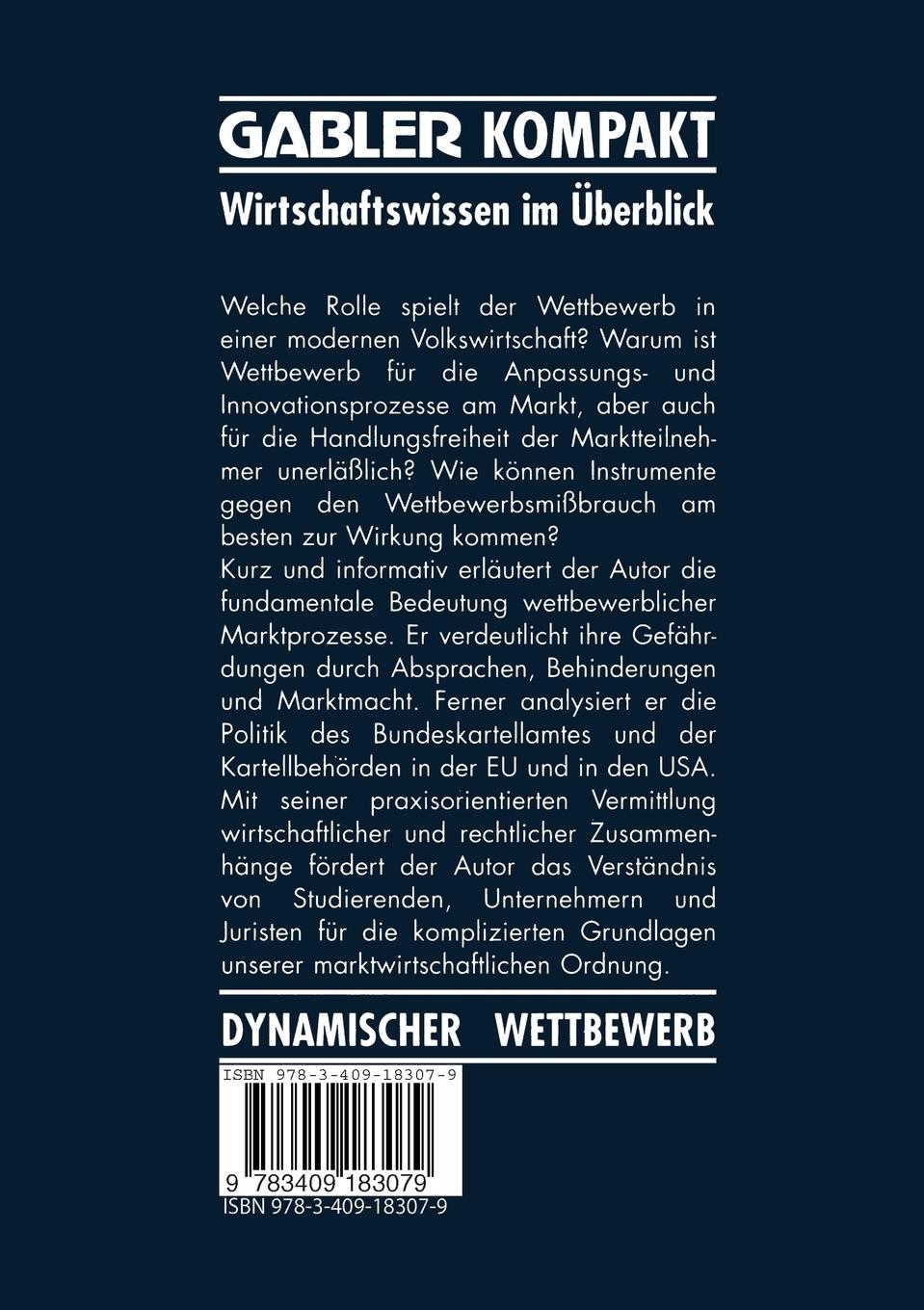 Rückseitencover Dynamischer Wettbewerb