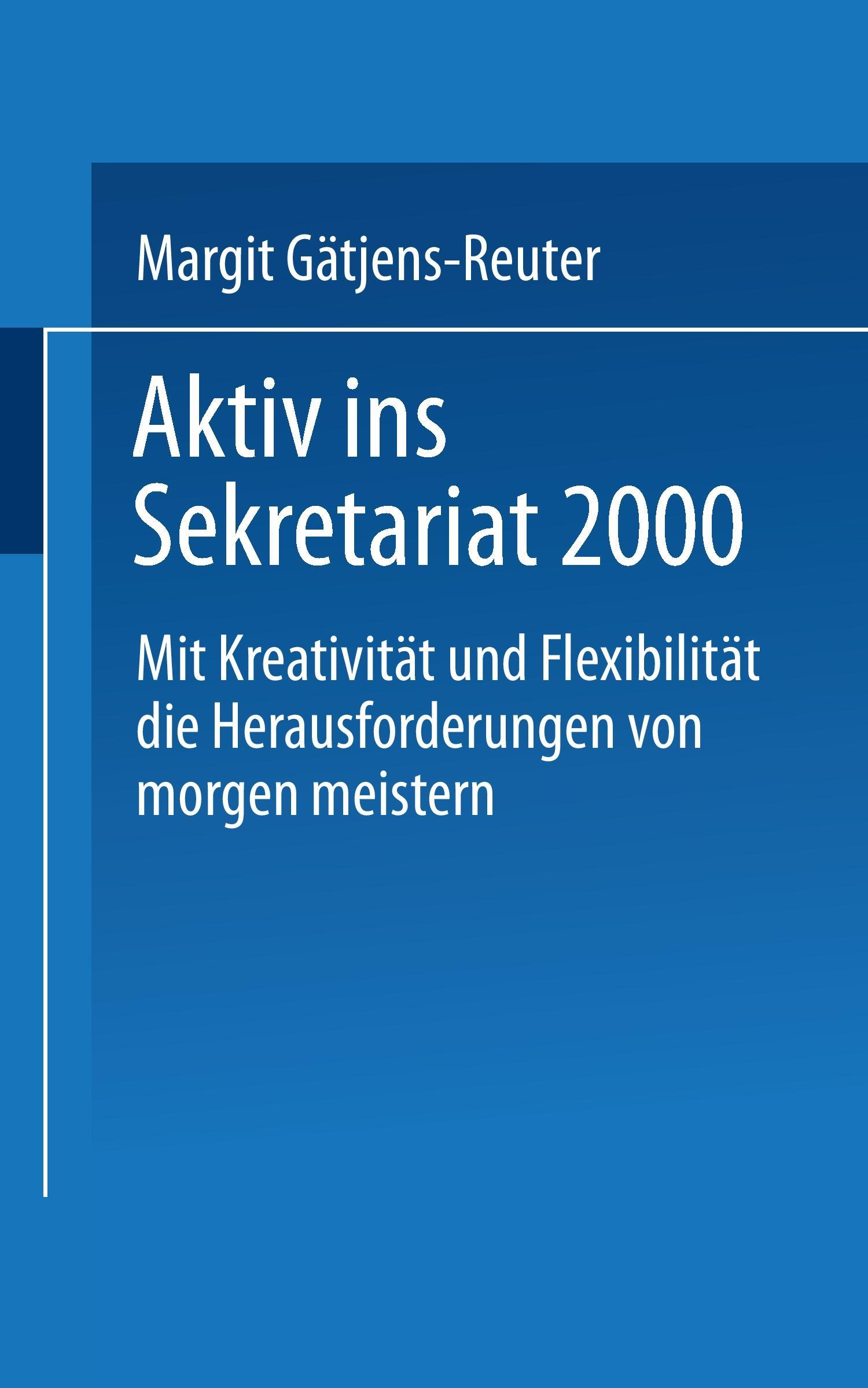 Vorderes Coverbild Aktiv ins Sekretariat 2000