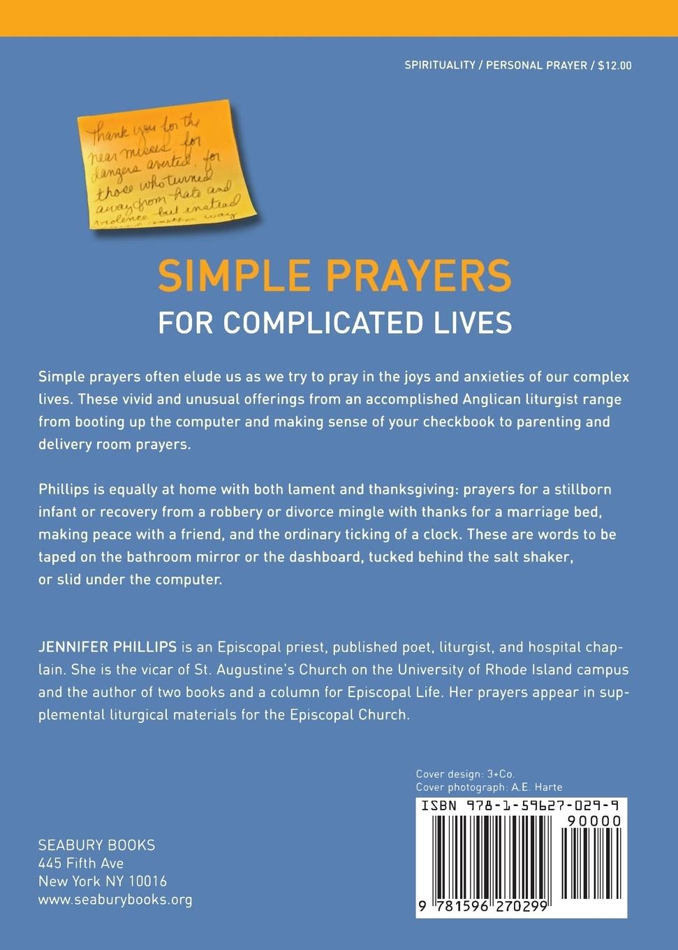 Rückseitencover Simple Prayers for Complicated Lives