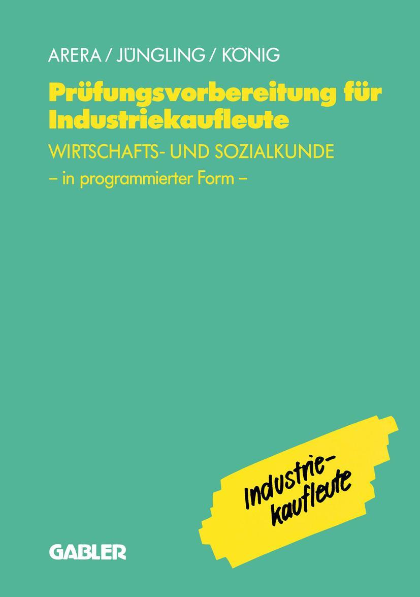 Vorderes Coverbild Prüfungsvorbereitung für Industriekaufleute