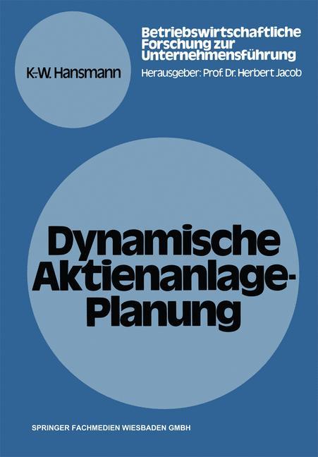 Vorderes Coverbild Dynamische Aktienanlage-Planung