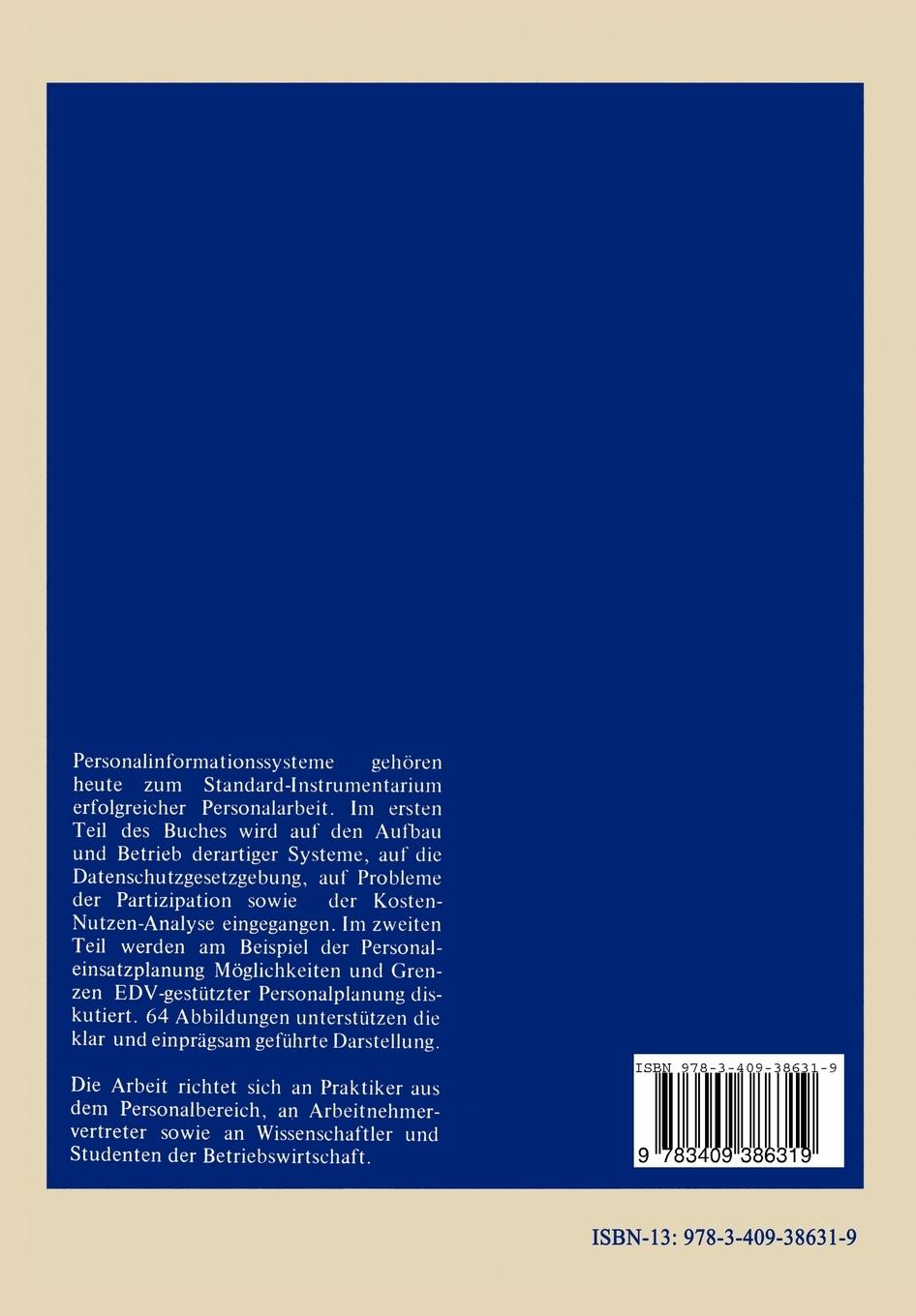 Rückseitencover Systemgestützte Personalarbeit