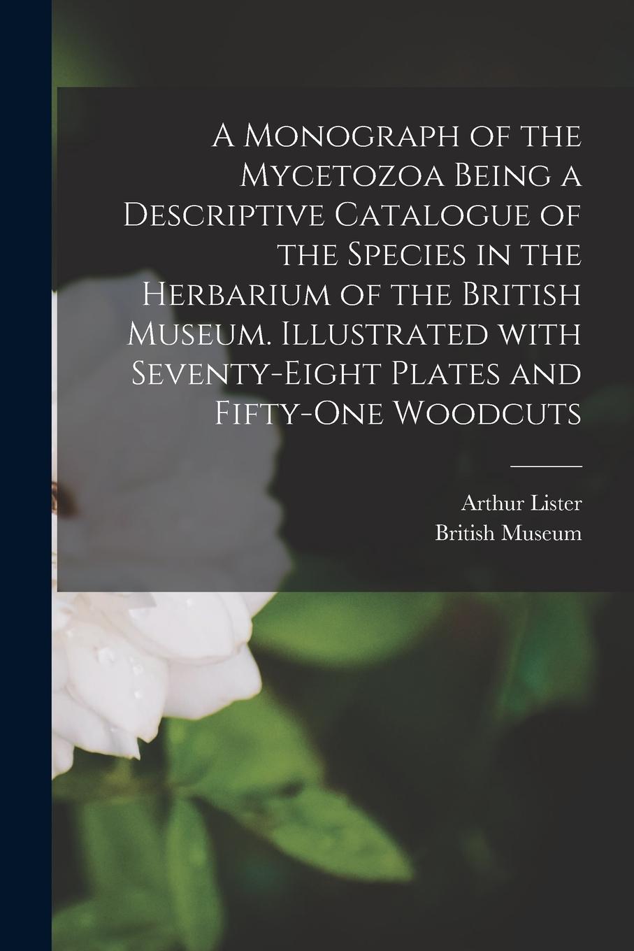 Vorderes Coverbild A Monograph of the Mycetozoa Being a Descriptive Catalogue of the Species in the Herbarium of the British Museum. Illustrated With Seventy-eight Plate