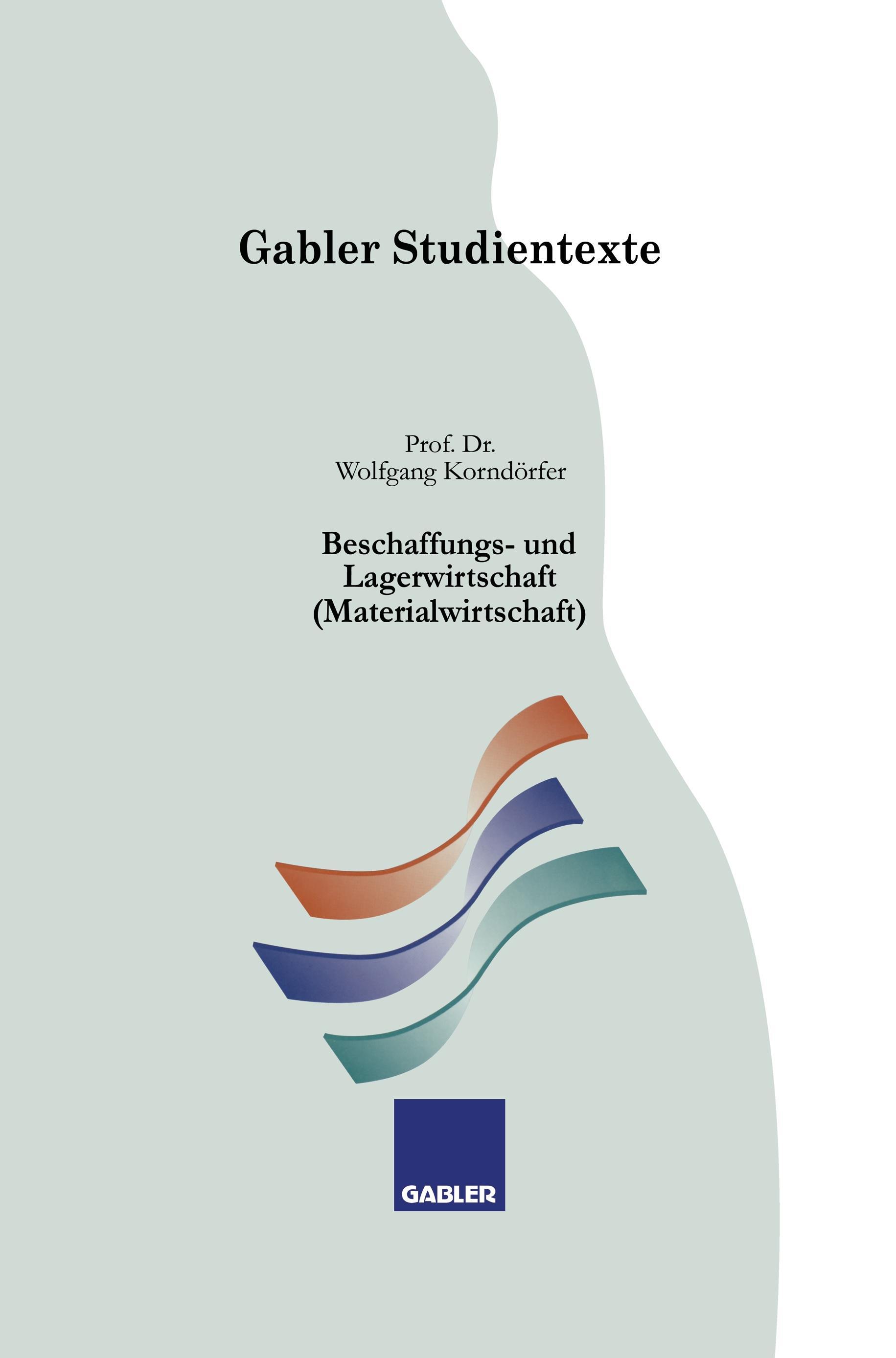 Vorderes Coverbild Beschaffungs- und Lagerwirtschaft (Materialwirtschaft)