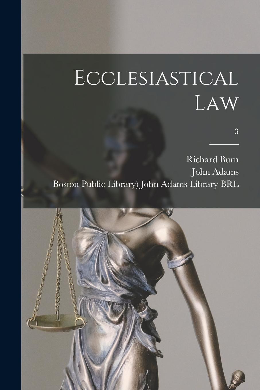 Vorderes Coverbild Ecclesiastical Law; 3