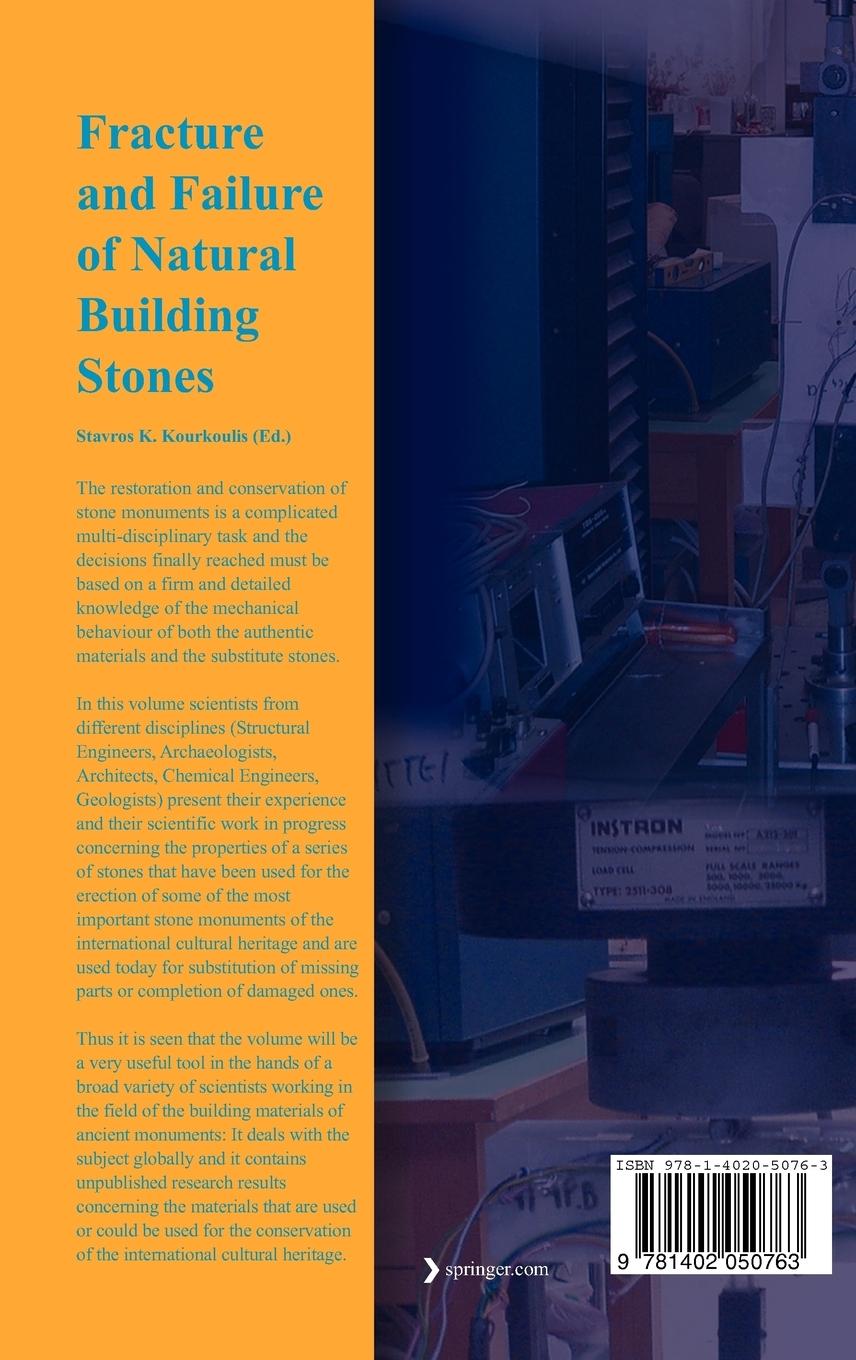 Rückseitencover Fracture and Failure of Natural Building Stones