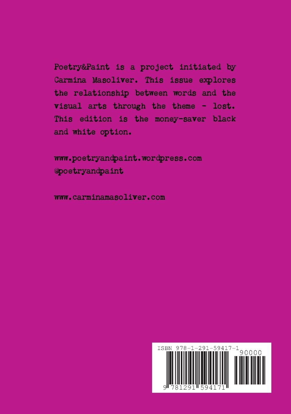 Rückseitencover Poetry&Paint