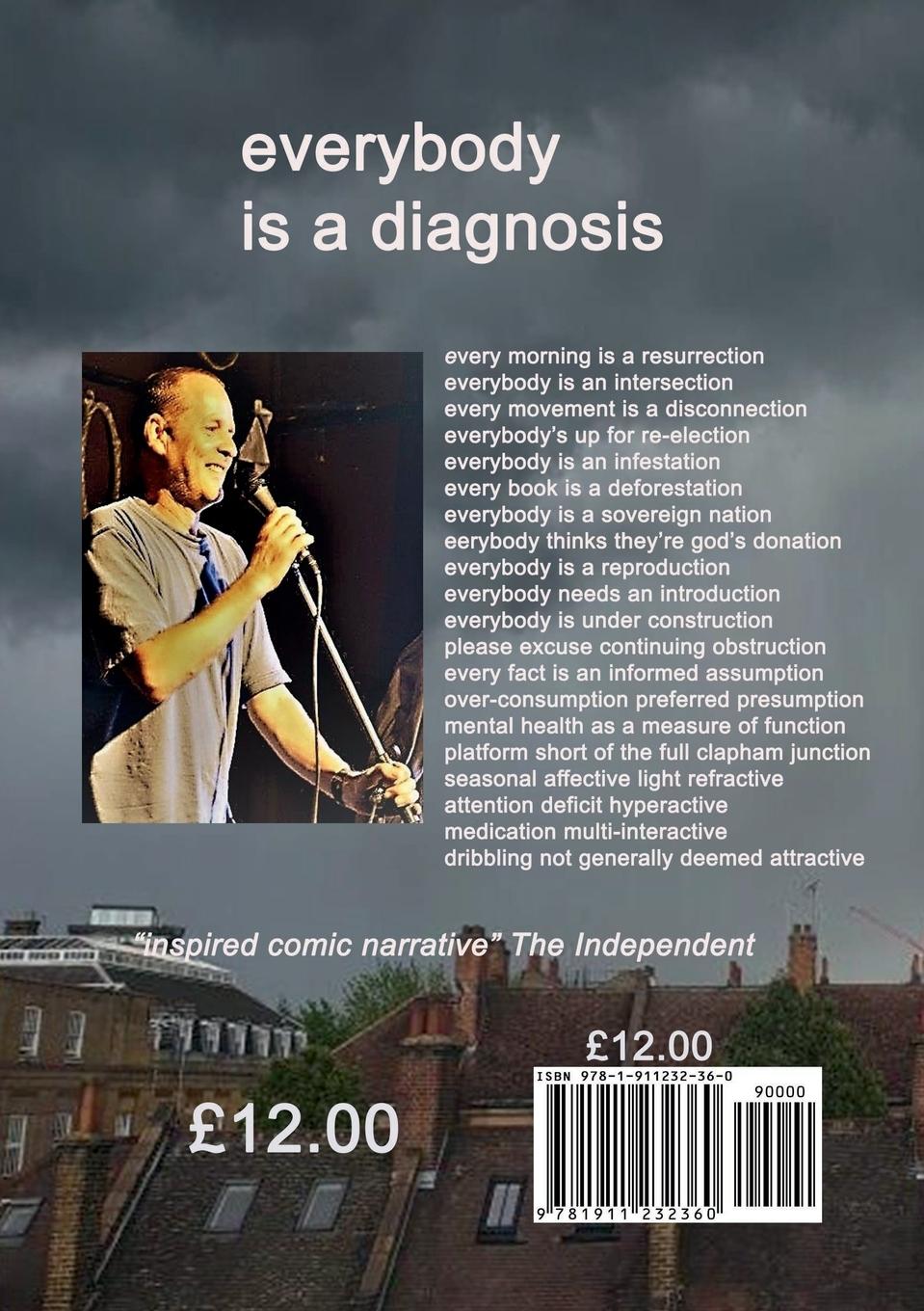 Rückseitencover everybody is a diagnosis
