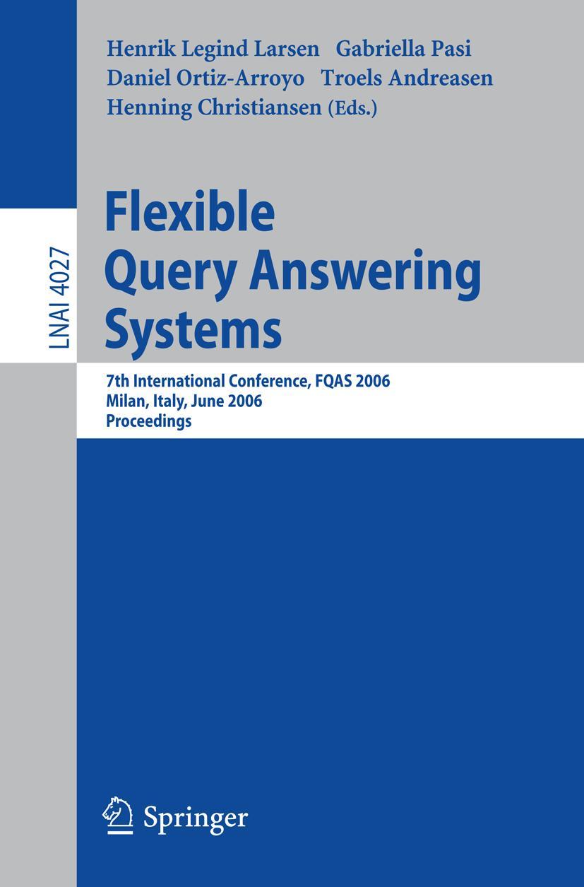 Vorderes Coverbild Flexible Query Answering Systems