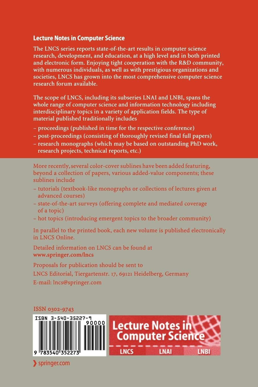 Rückseitencover Distributed Computing in Sensor Systems