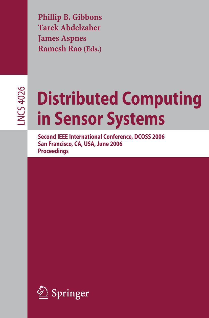 Vorderes Coverbild Distributed Computing in Sensor Systems