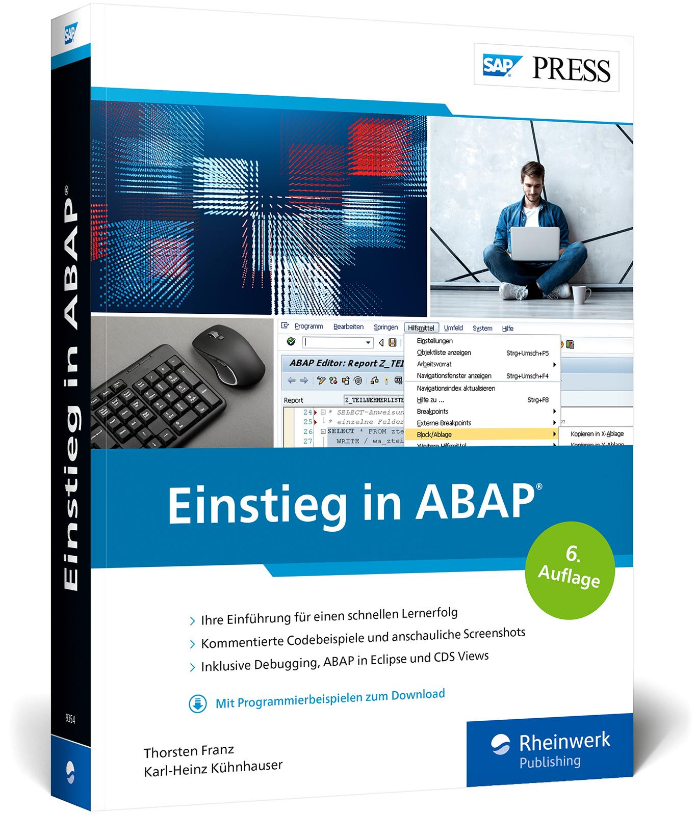 Vorderes Coverbild Einstieg in ABAP