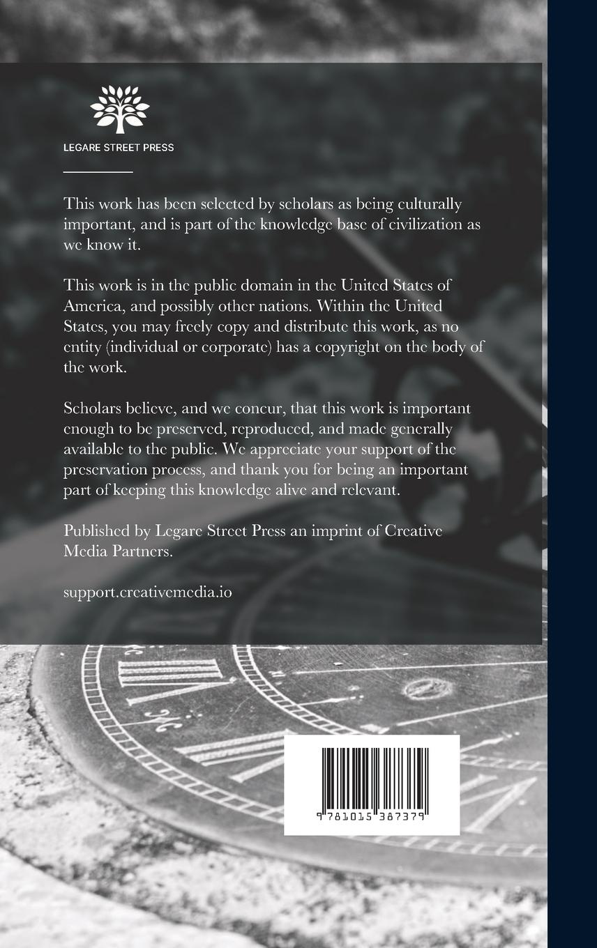 Rückseitencover Studies in the History and Method of Science; v.1