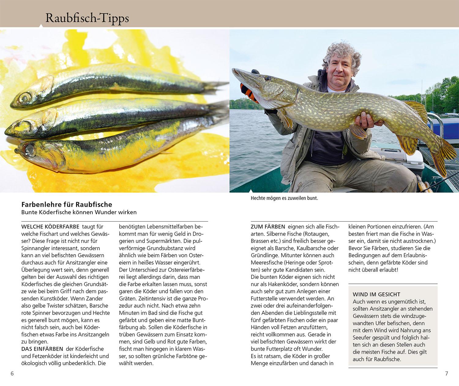 Beispielinhalt (Bild) Die besten Tipps & Tricks für Angler