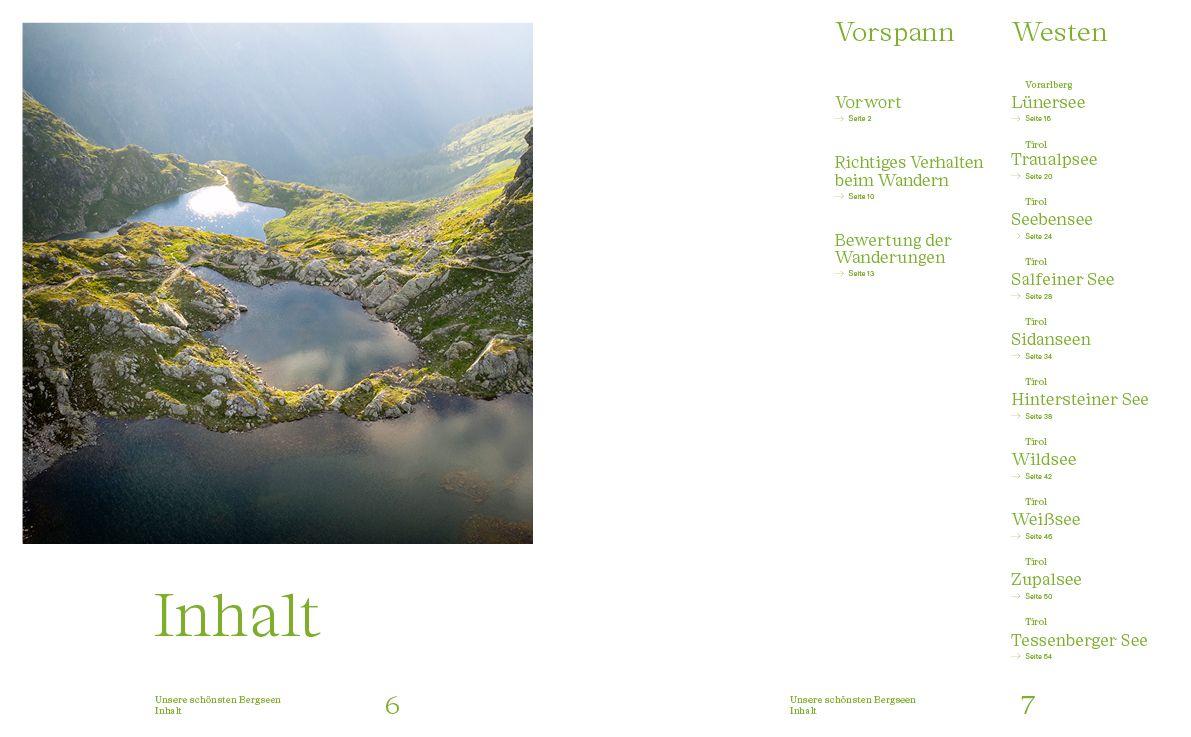 Beispielinhalt (Bild) Unsere schönsten Bergseen