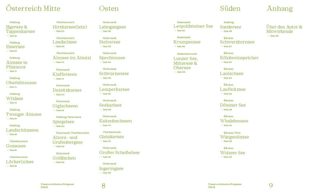 Beispielinhalt (Bild) Unsere schönsten Bergseen