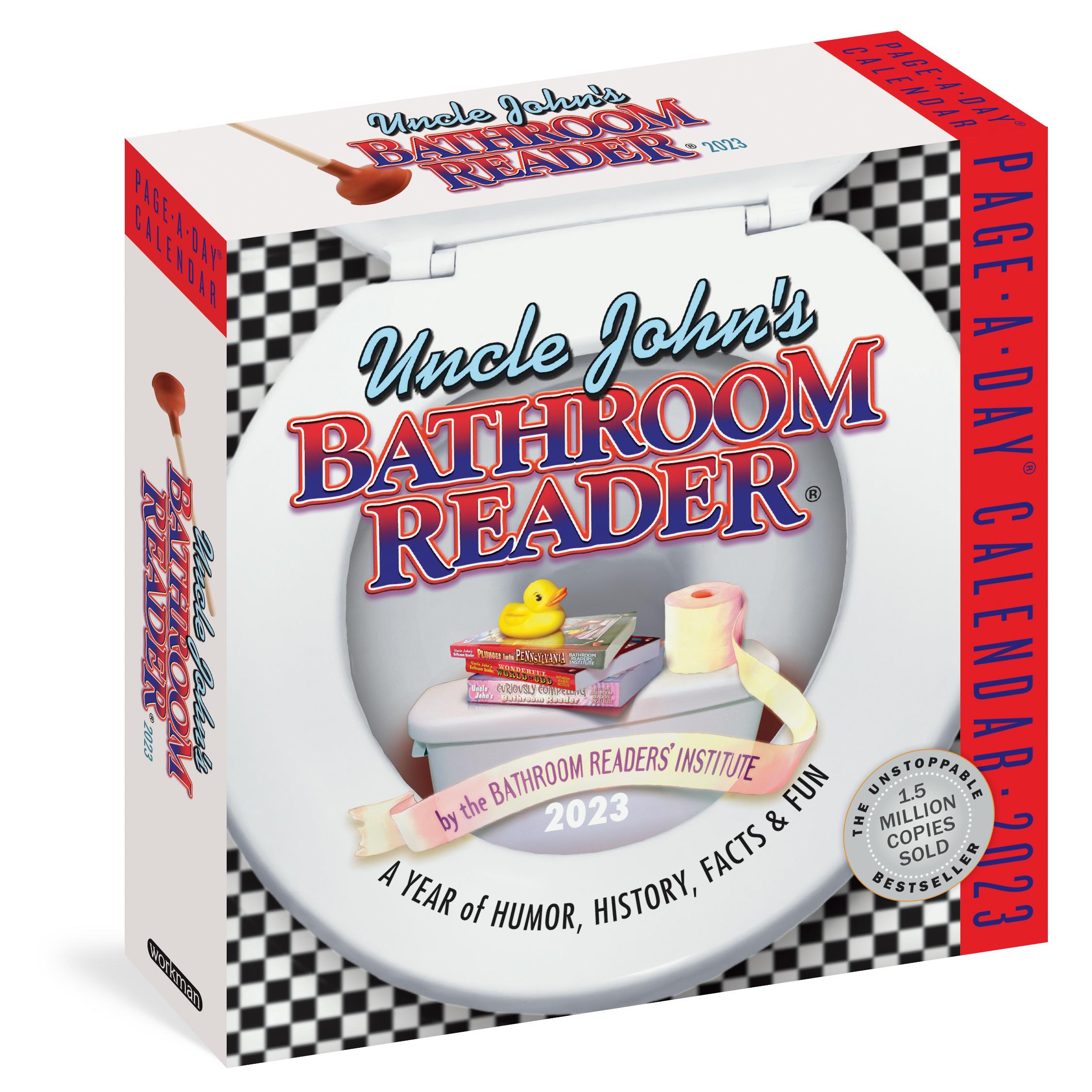 Vorderes Coverbild Uncle John's Bathroom Reader Page-A-Day Calendar 2023: A Year of Humor, History, Facts & Fun