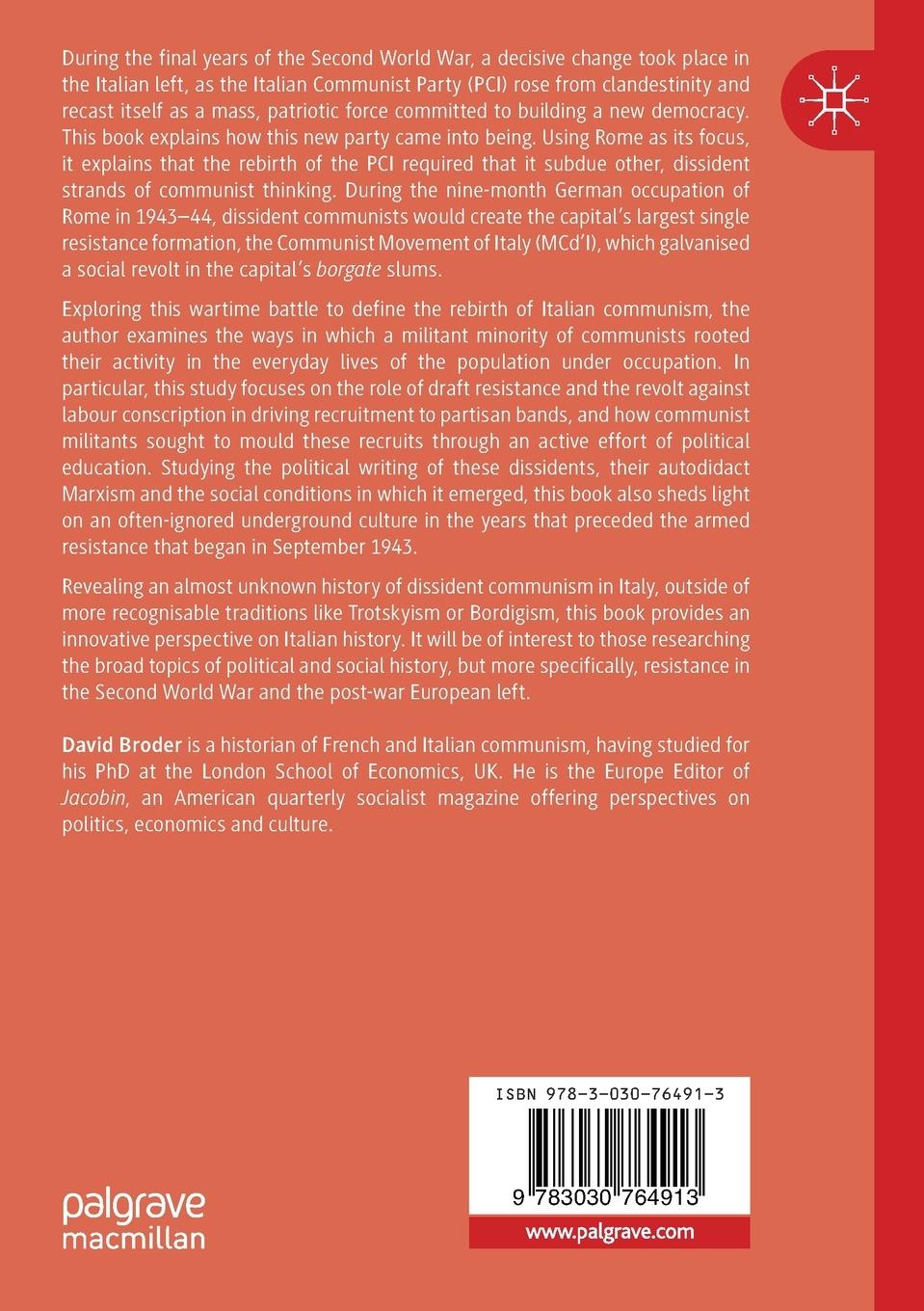 Rückseitencover The Rebirth of Italian Communism, 1943-44