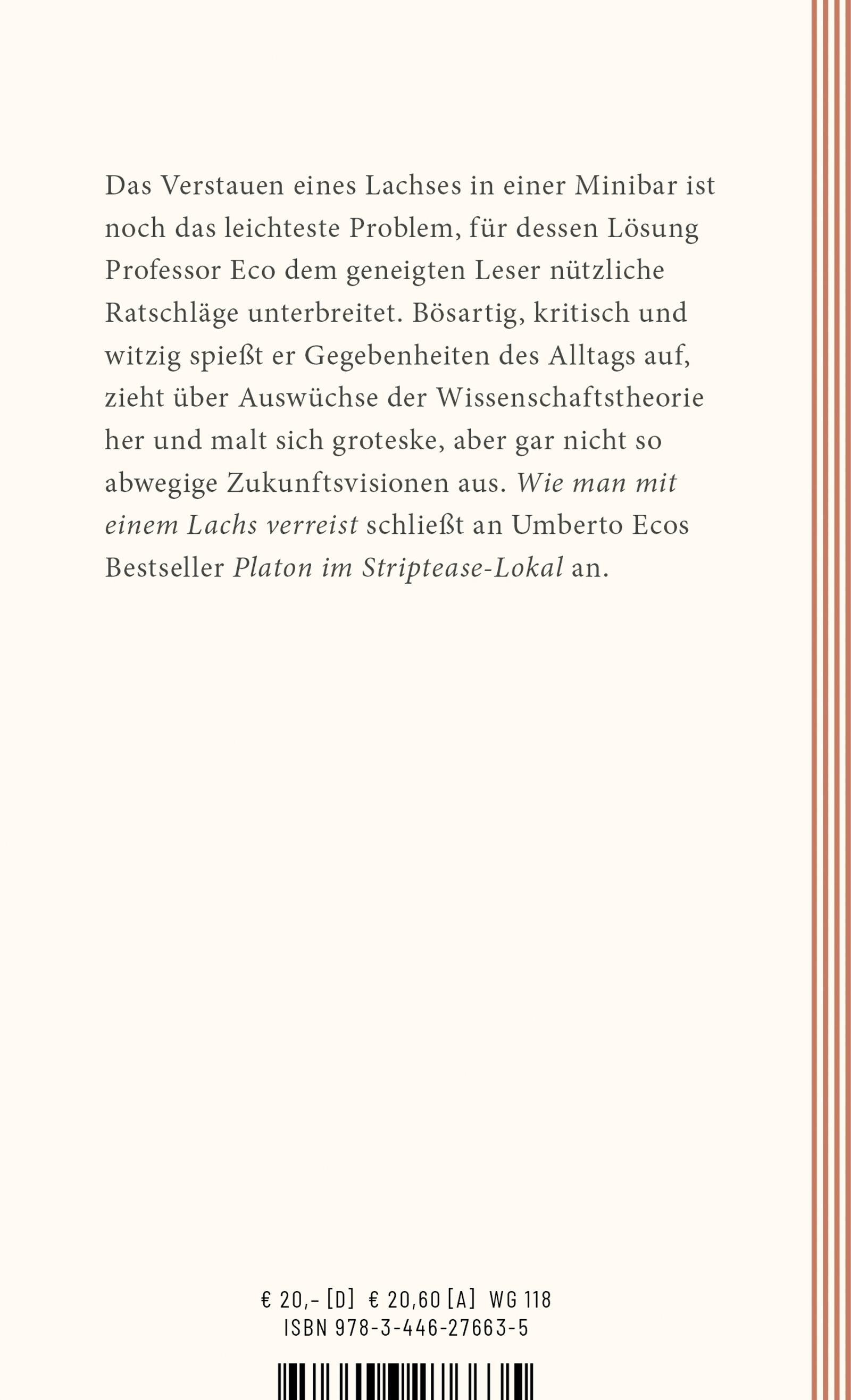 Beispielinhalt (Bild) Wie man mit einem Lachs verreist und andere nützliche Ratschläge